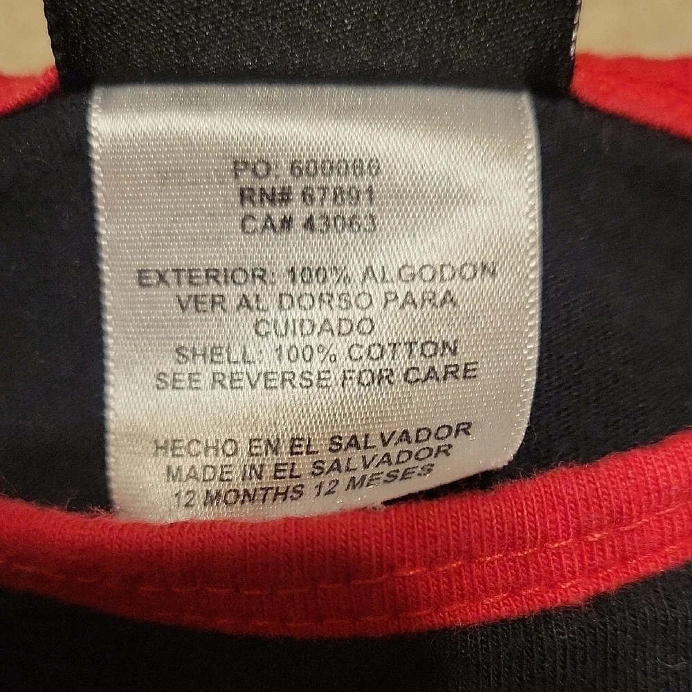Adidas Kids Black and Red Chicago Bodysuit Size 12 Months
